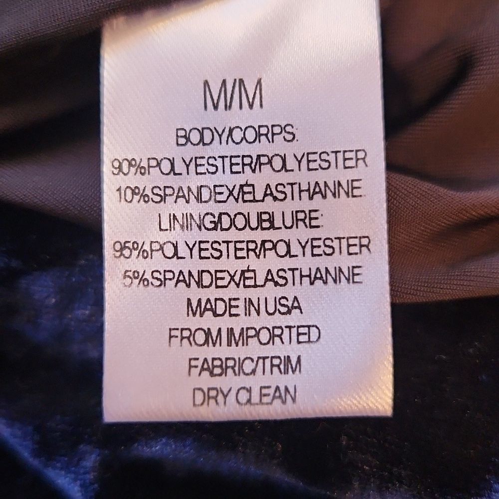 Dresses 3 for $30!!  EUC Lord&Taylor Velour Shift Dress Size M - Picture 5 of 5